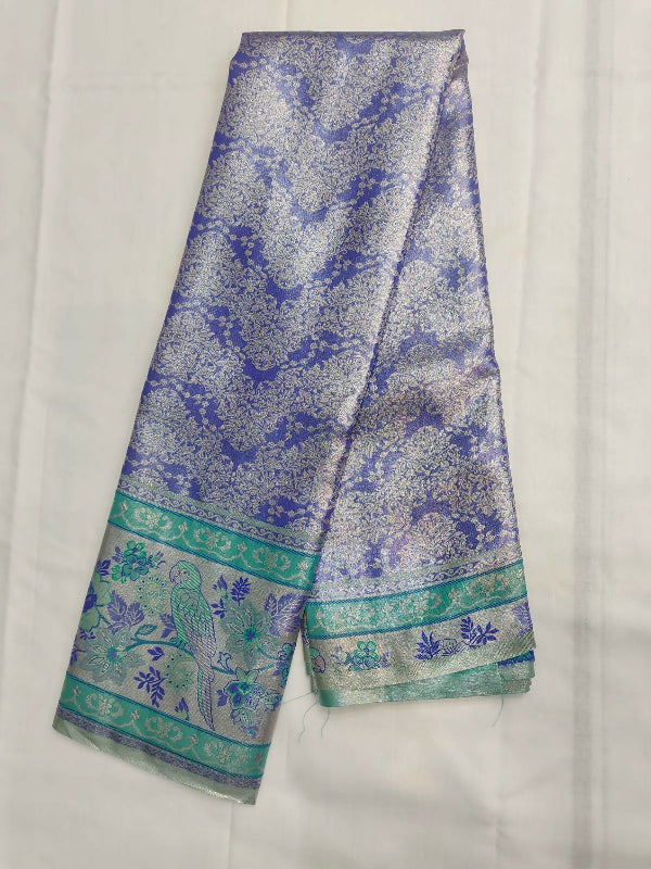 Silver with Blue colour Saree